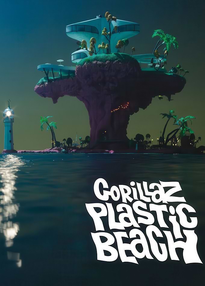Gorillaz Plastic Beach Album Art