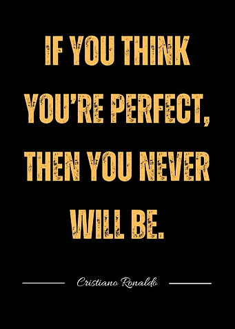 Cristiano Ronaldo Inspirational Quote Poster