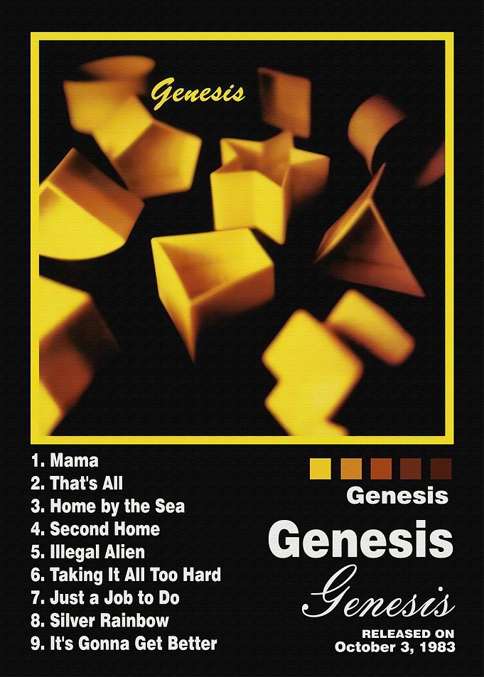 Genesis Self-Titled Album Poster