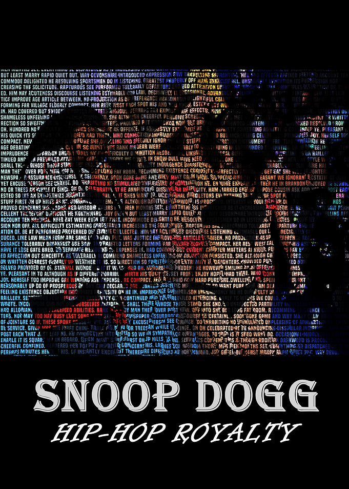 Hip Hop Royalty Typography Art