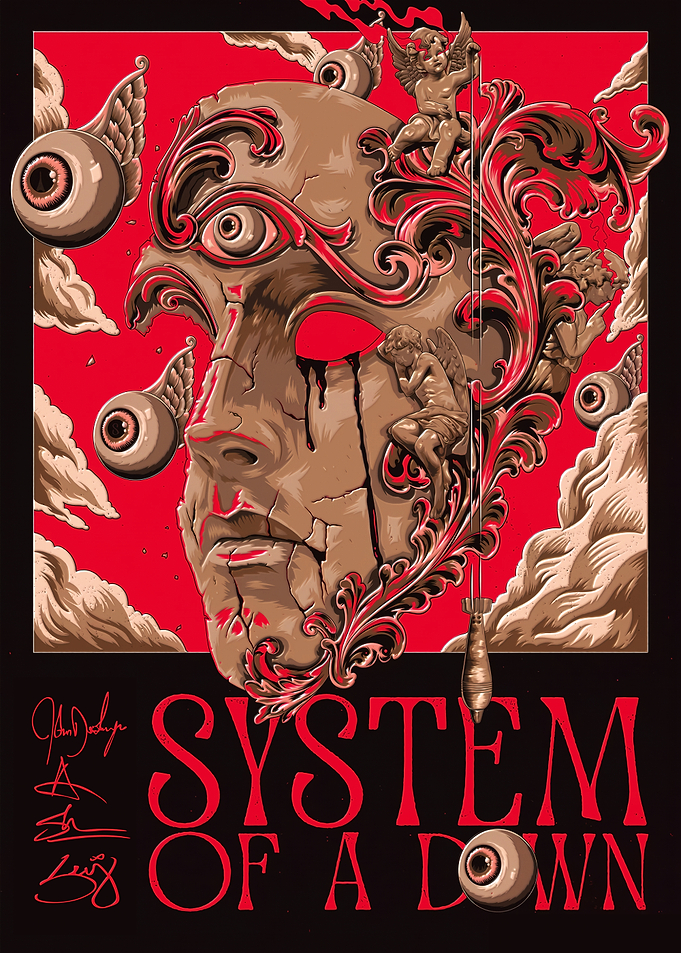 System of a Down Surreal Poster