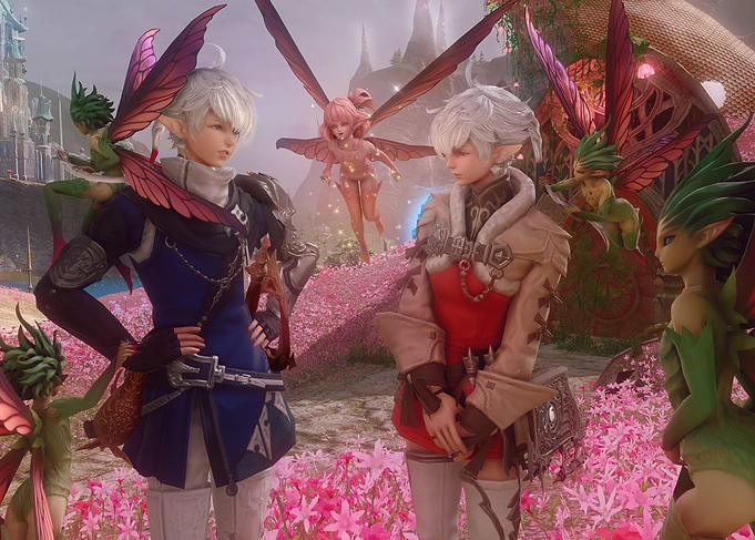 Final Fantasy XIV Characters and Fairies