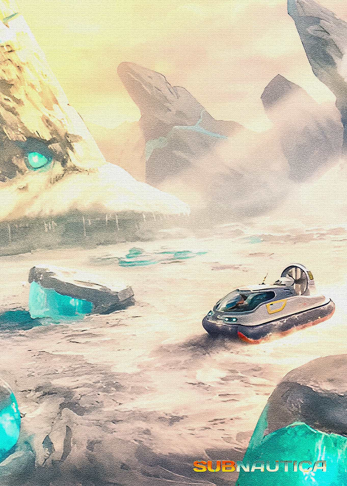 Subnautica Below Zero Hovercraft Exploration