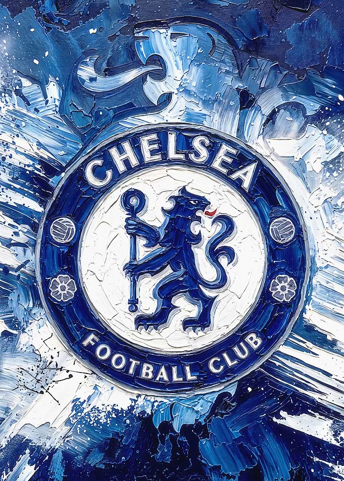 Chelsea Football Club Oil Painting