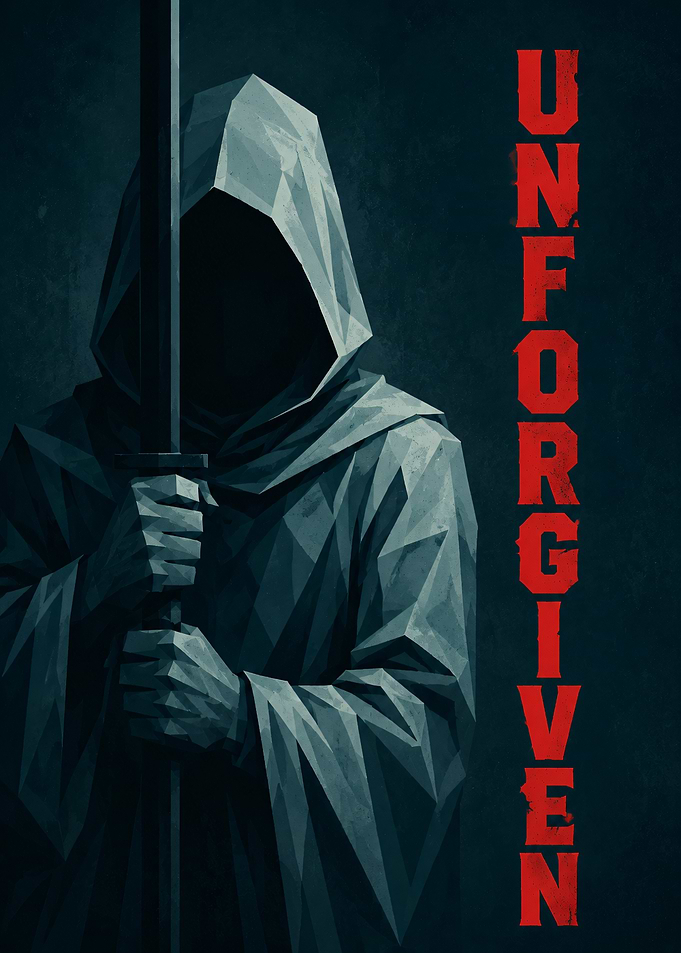 Unforgiven Hooded Figure with Sword
