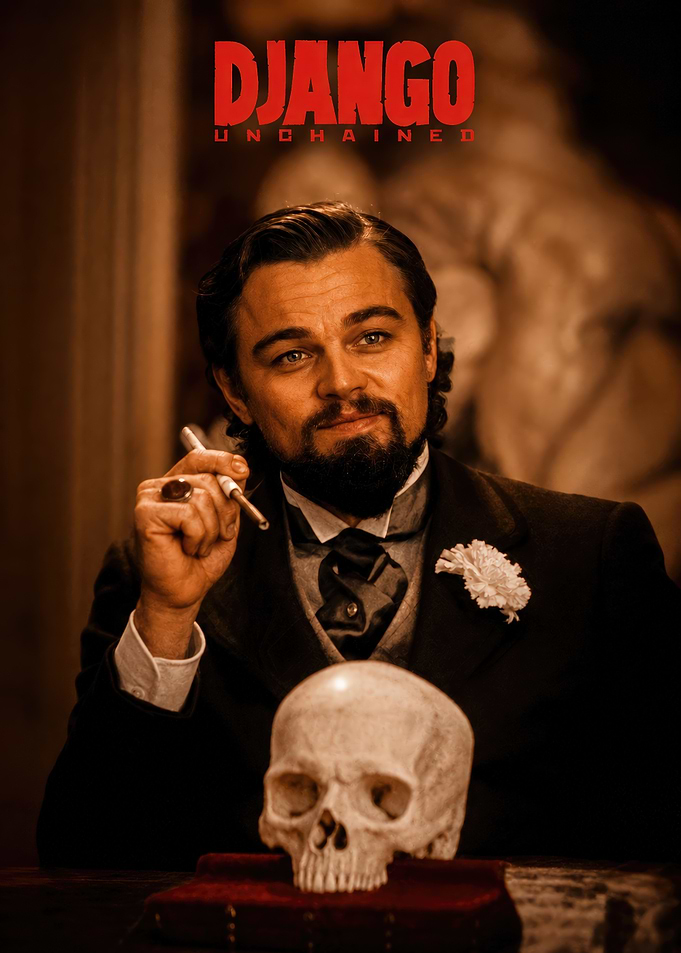Django Unchained Calvin Candie Poster