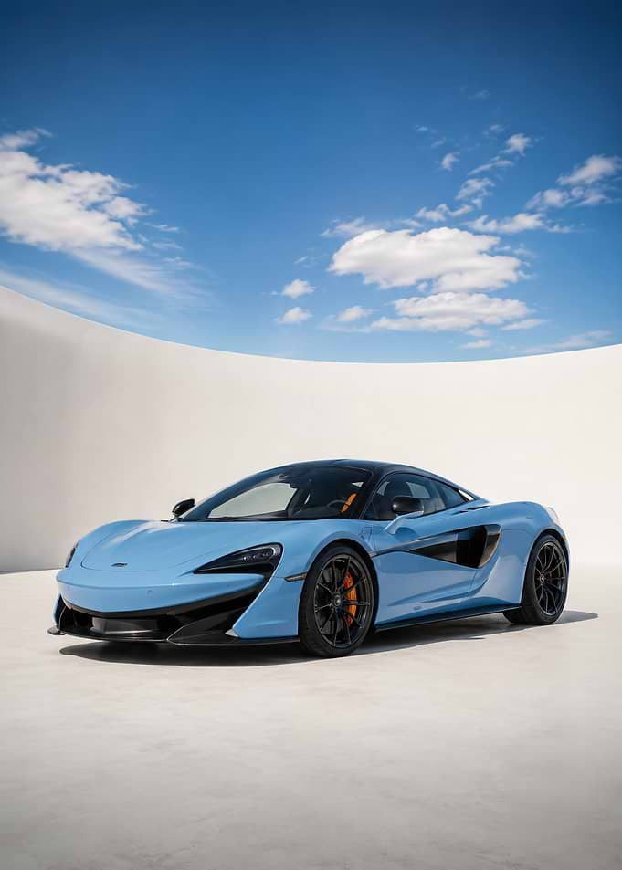 Light Blue McLaren Sports Car