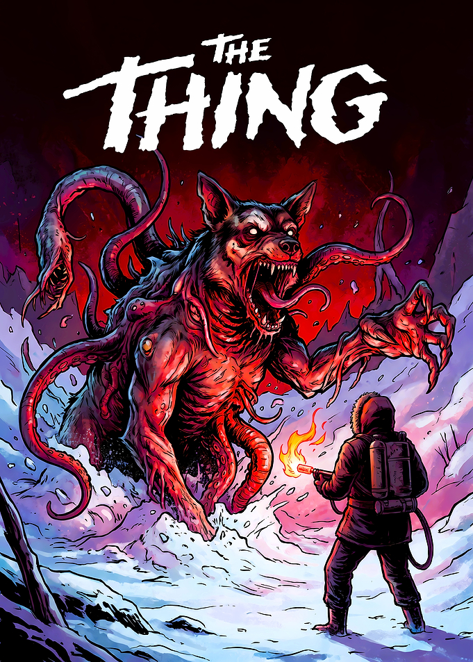 The Thing Movie Poster Art