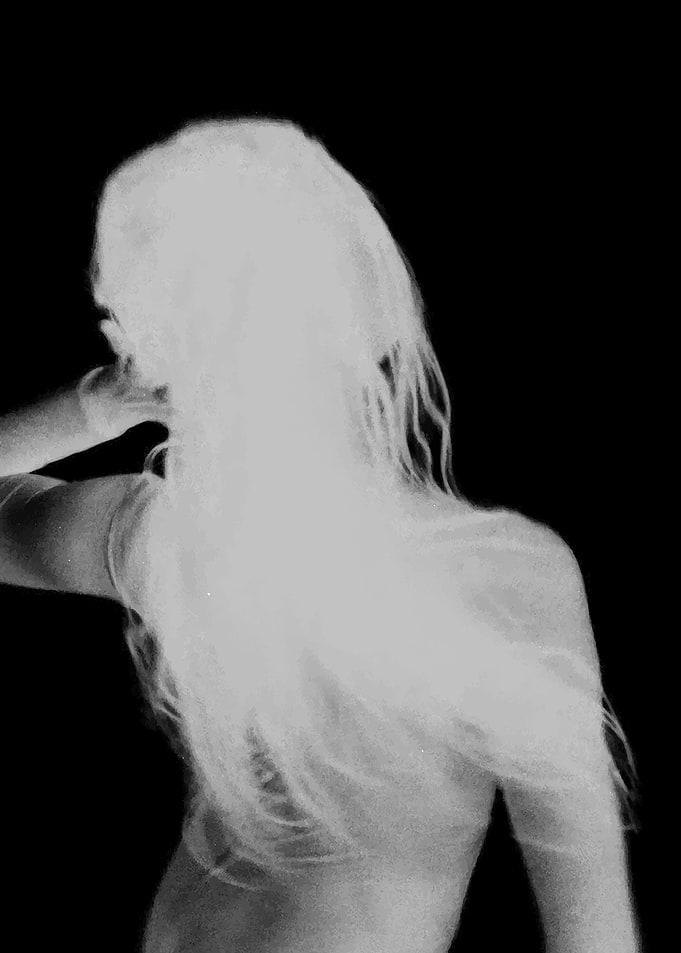 Inverted Silhouette of a Woman