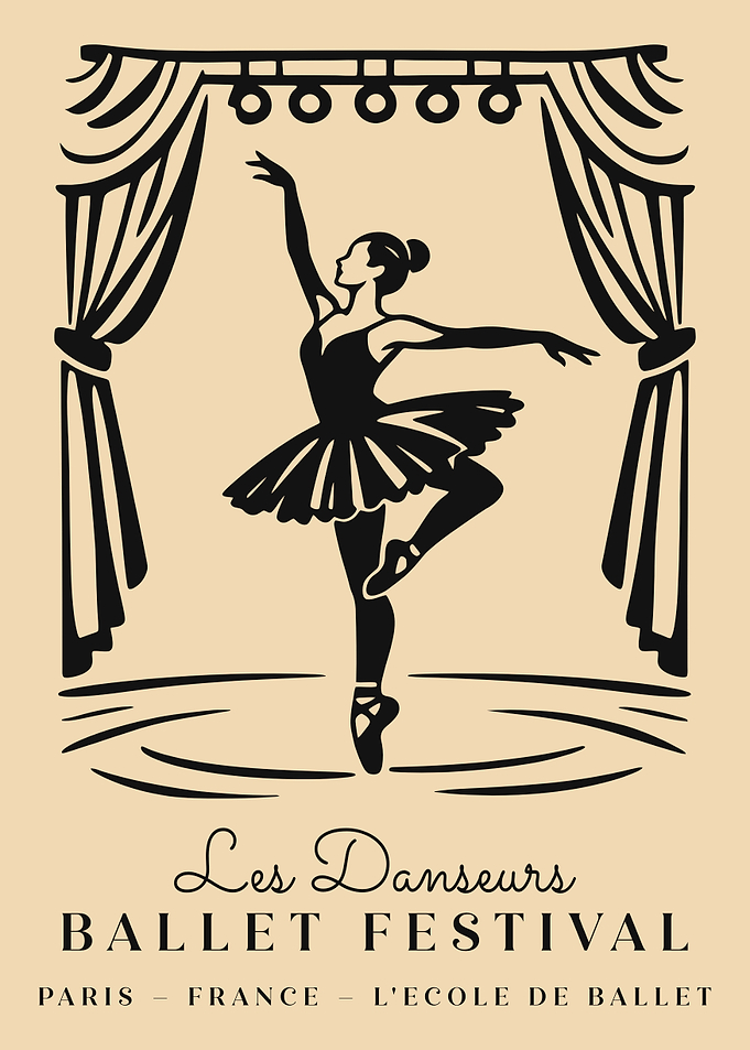 Les Danseurs Ballet Festival Poster