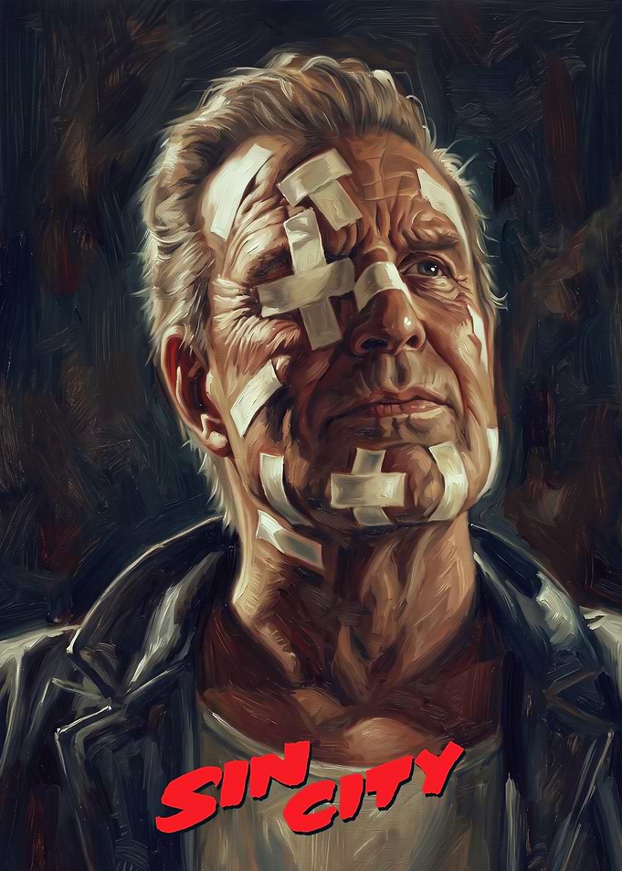 Marv from Sin City Portrait