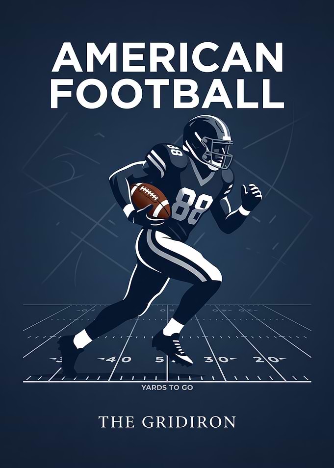 American Football Gridiron Poster