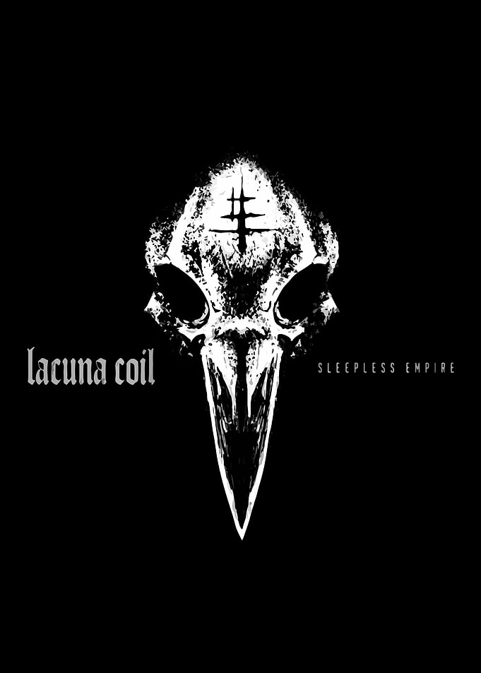 Lacuna Coil Sleepless Empire Skull Graphic