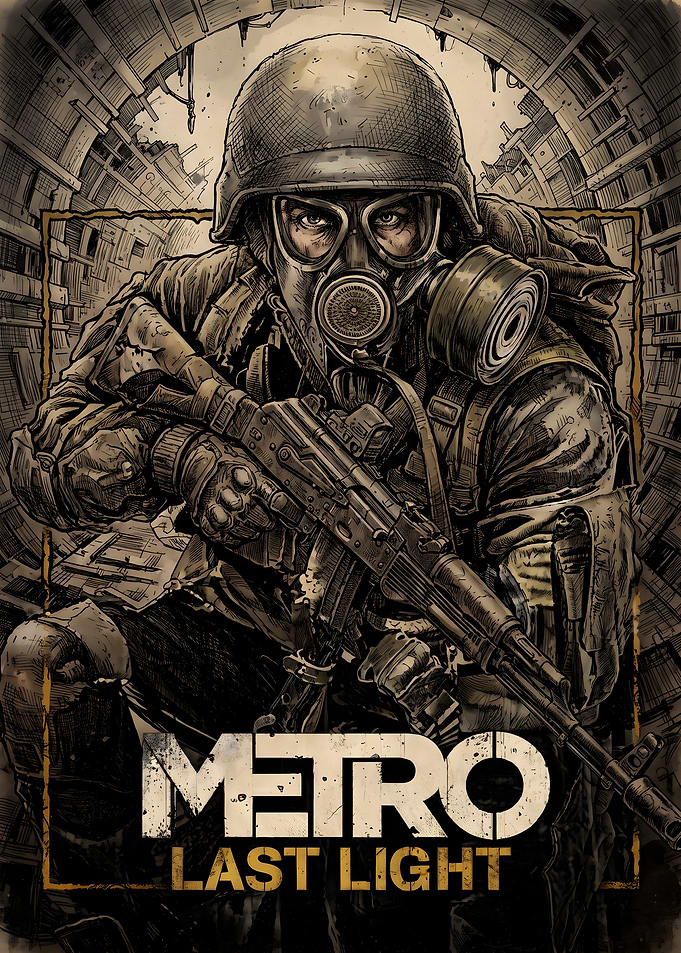 Metro Last Light Soldier Poster