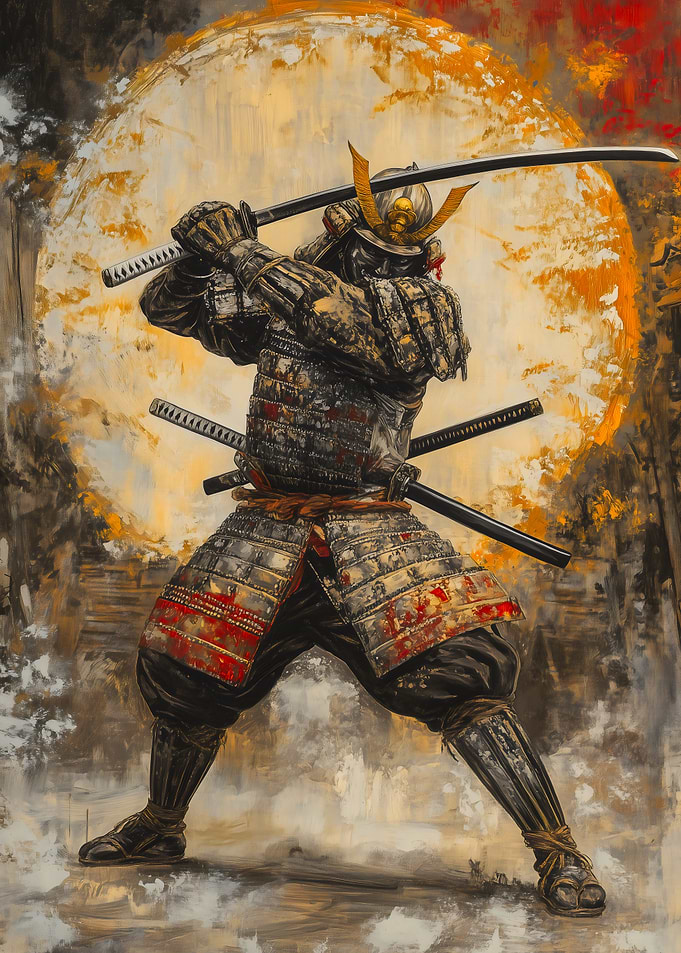 Samurai Ronin Warrior with Katana