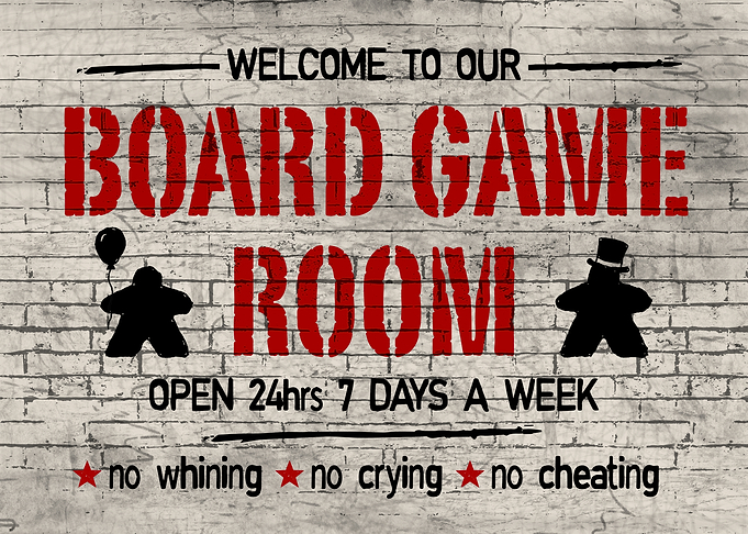 Brick Wall Graffiti Board Game Room Wall Sign