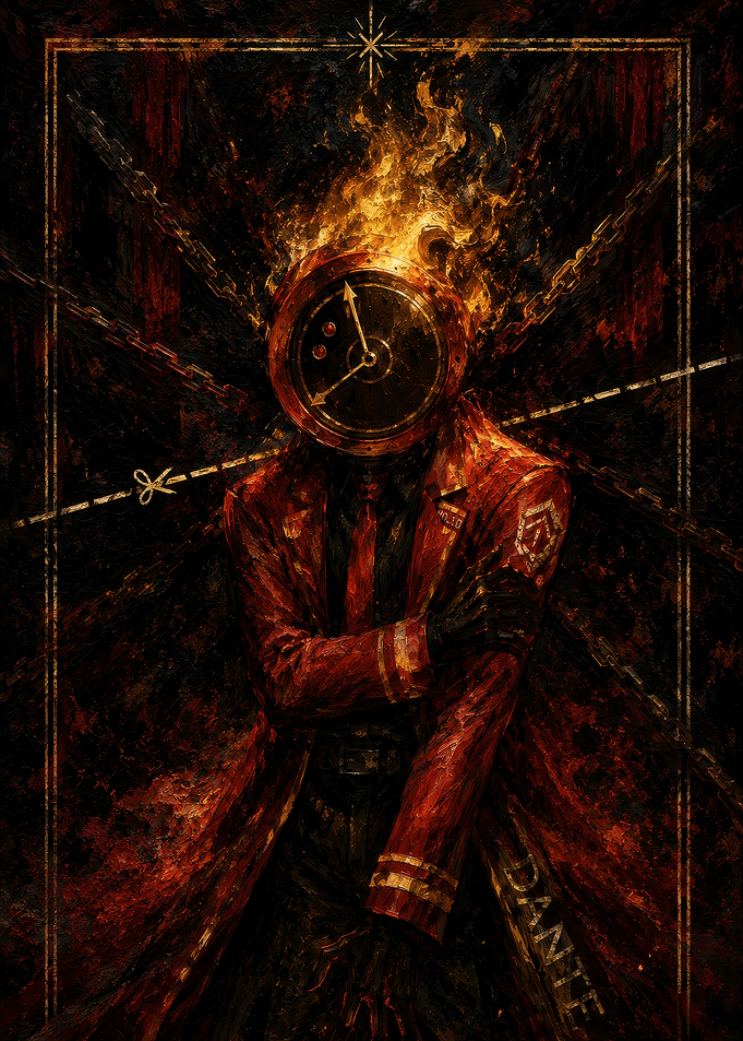Dante Limbus Company Clock Head Character