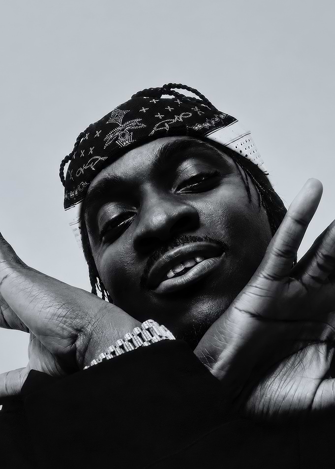 Portrait of Rapper Pusha T