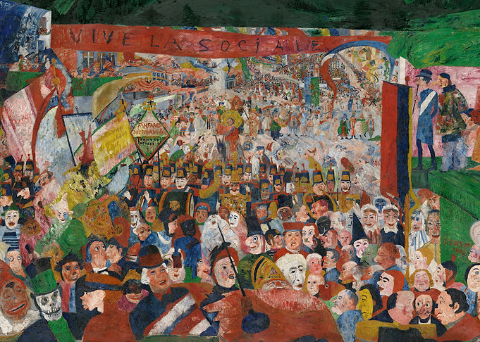Christ's Entry Into Brussels in 1889