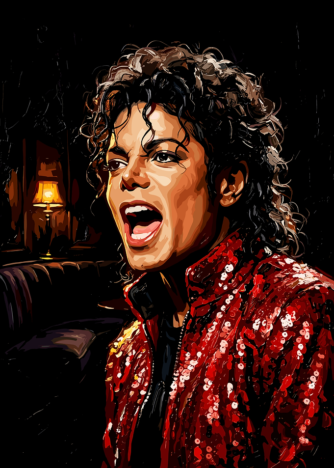 Michael Jackson Thriller Era Portrait