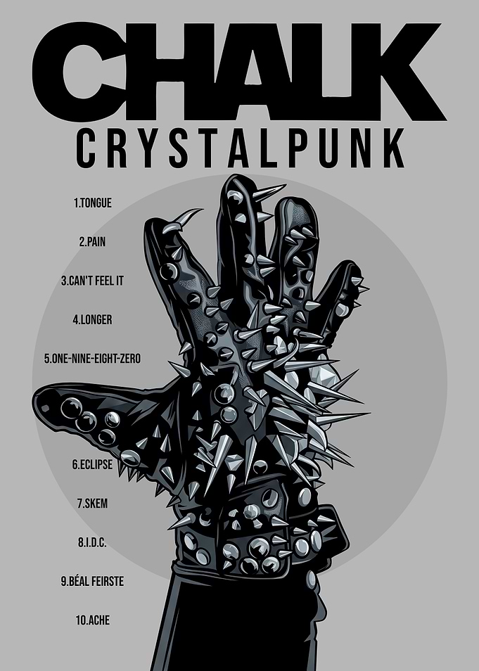 Chalk Crystalpunk Album Art Poster