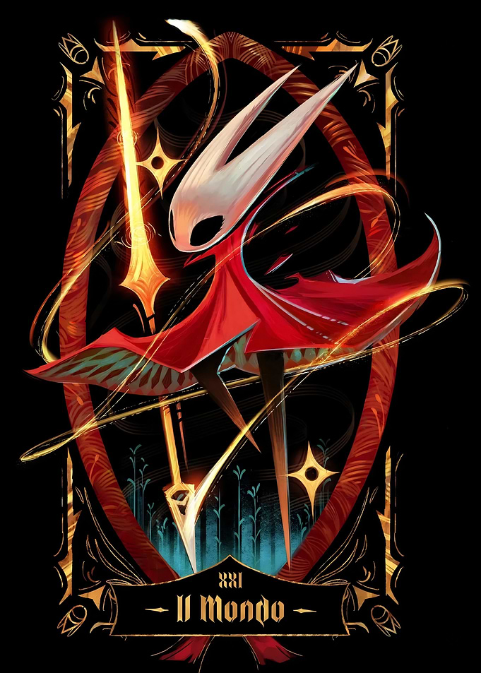 Hollow Knight Hornet Tarot Card