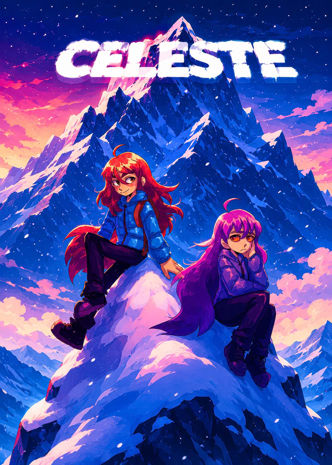 Celeste Game Poster Art