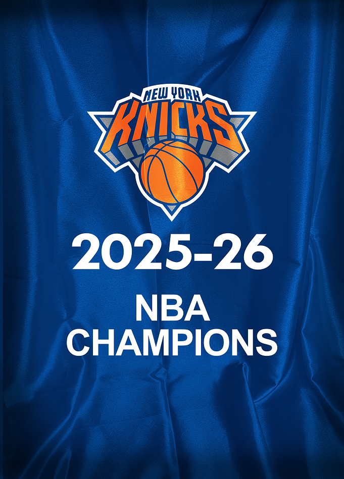 Knicks 2025-26 NBA Champions Banner