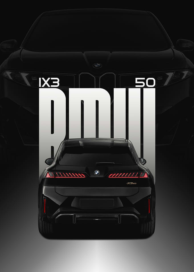 BMW iX3 50 Poster