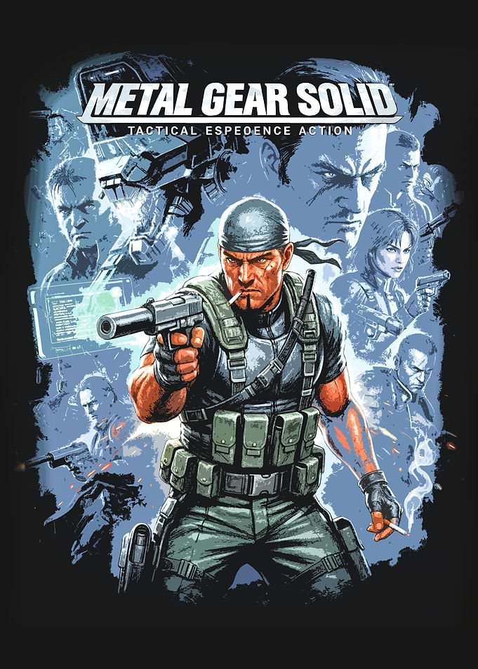 Metal Gear Solid Tactical Action Poster