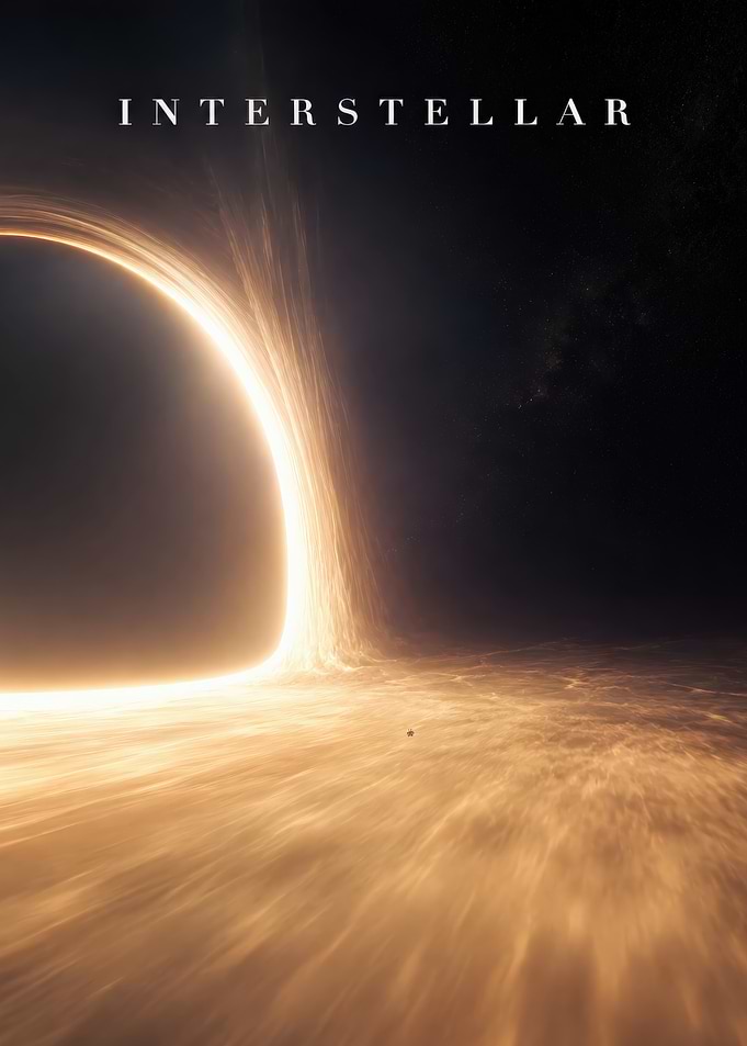 Interstellar Gargantua Black Hole Poster