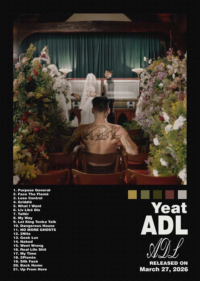 Yeat ADL Album Cover Poster