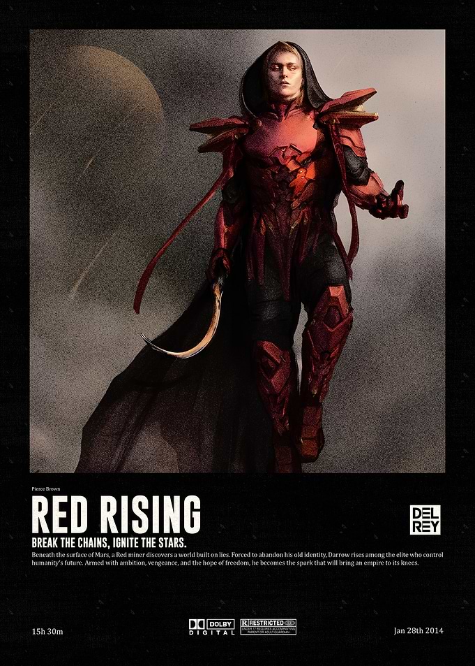 Red Rising Darrow Book Poster