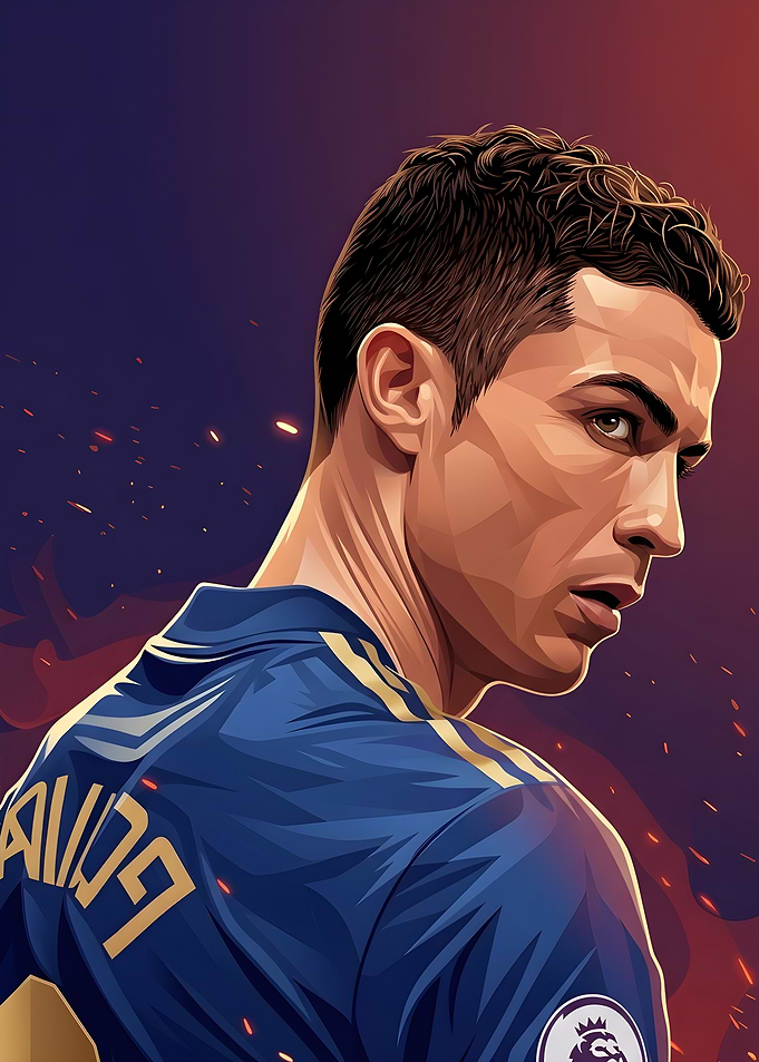 Cristiano Ronaldo Digital Portrait