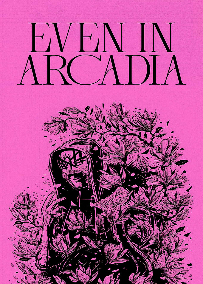 Even in Arcadia Floral Poster