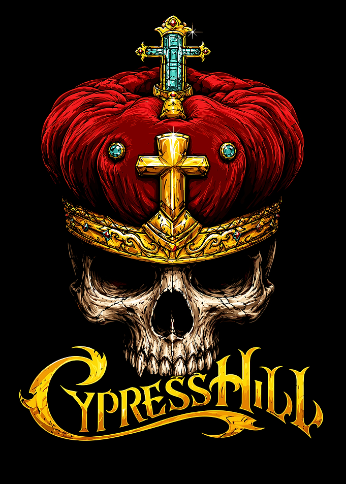 Cypress Hill Skull Crown Art