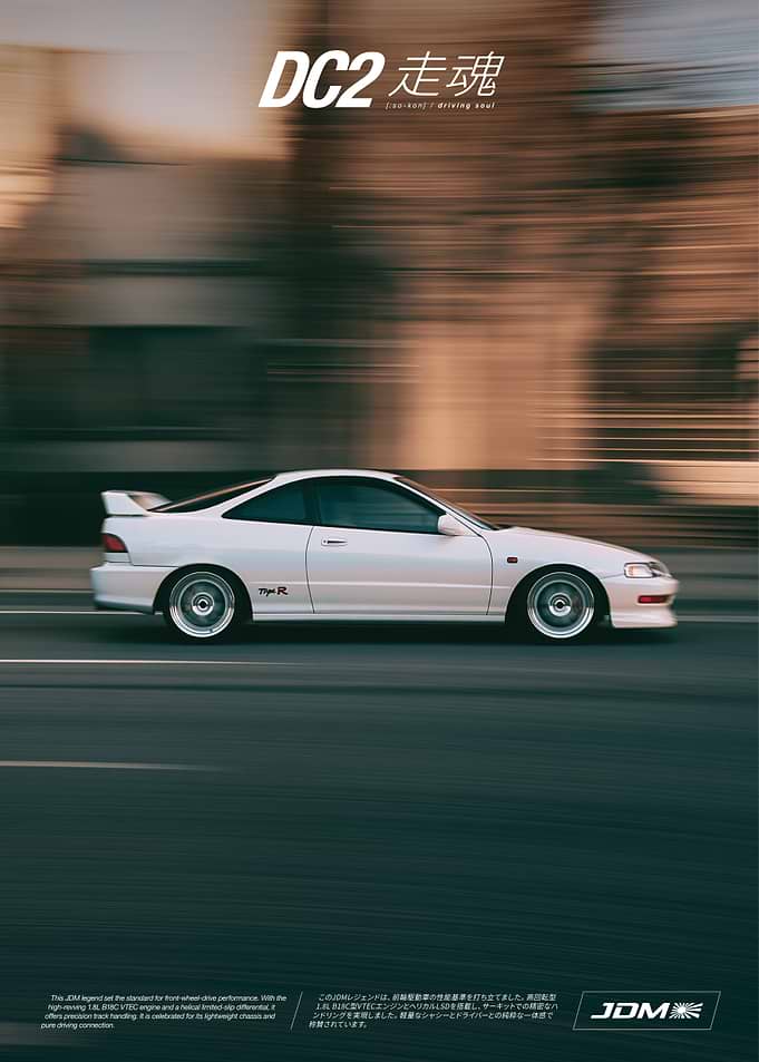 Honda Integra Type R DC2 Poster