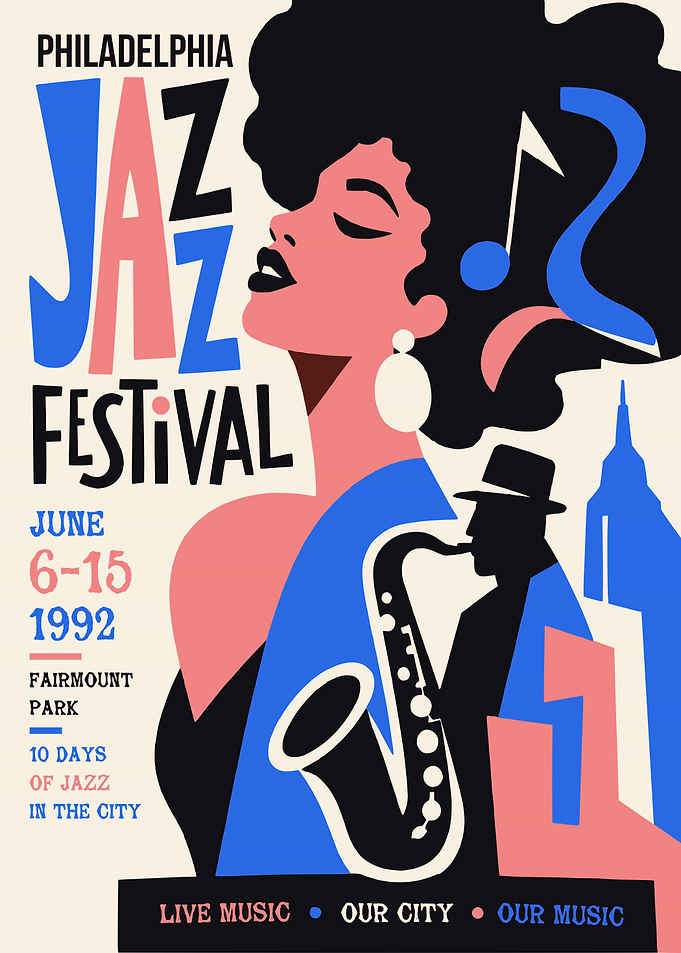 Philadelphia Jazz Festival 1992 Poster