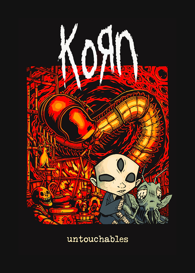 Korn Untouchables Album Art Graphic