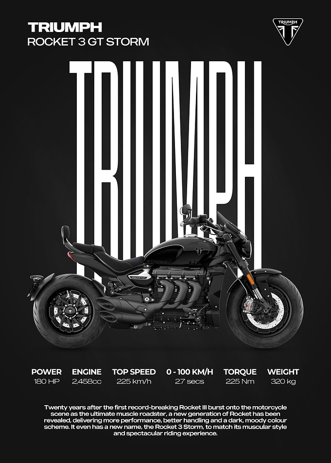 Triumph Rocket 3 GT Storm Motorcycle