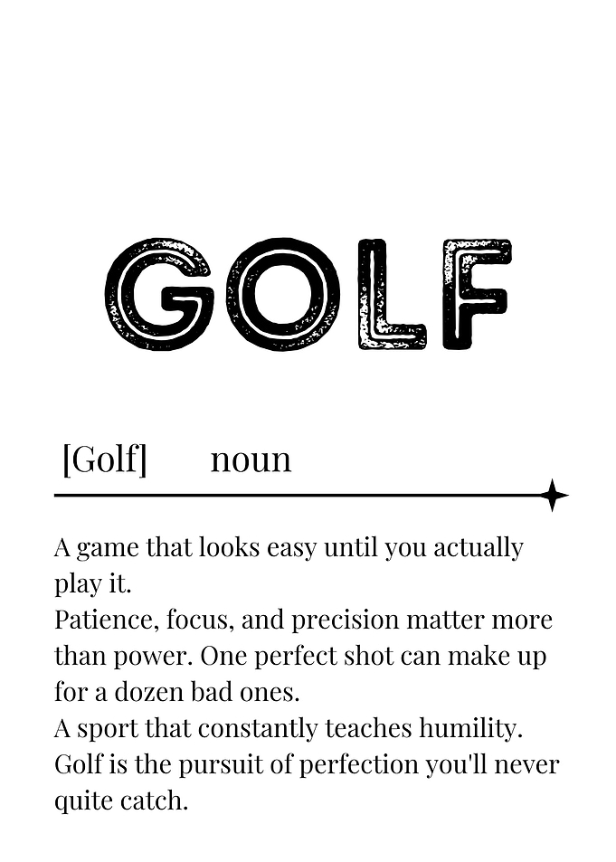 Golf Definition