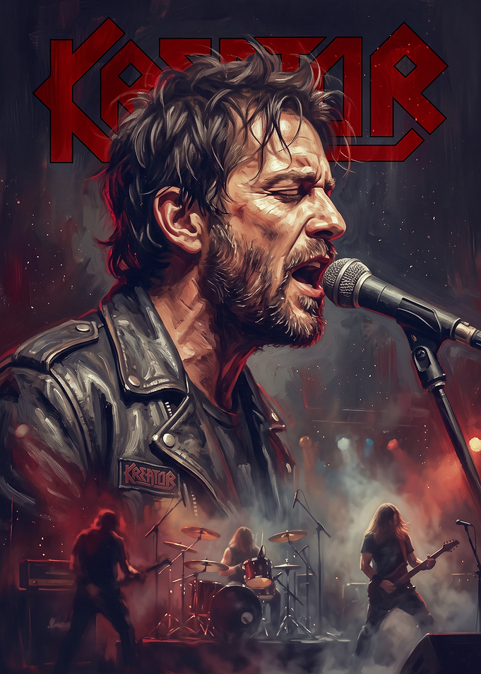 Kreator Thrash Metal Band Concert Poster