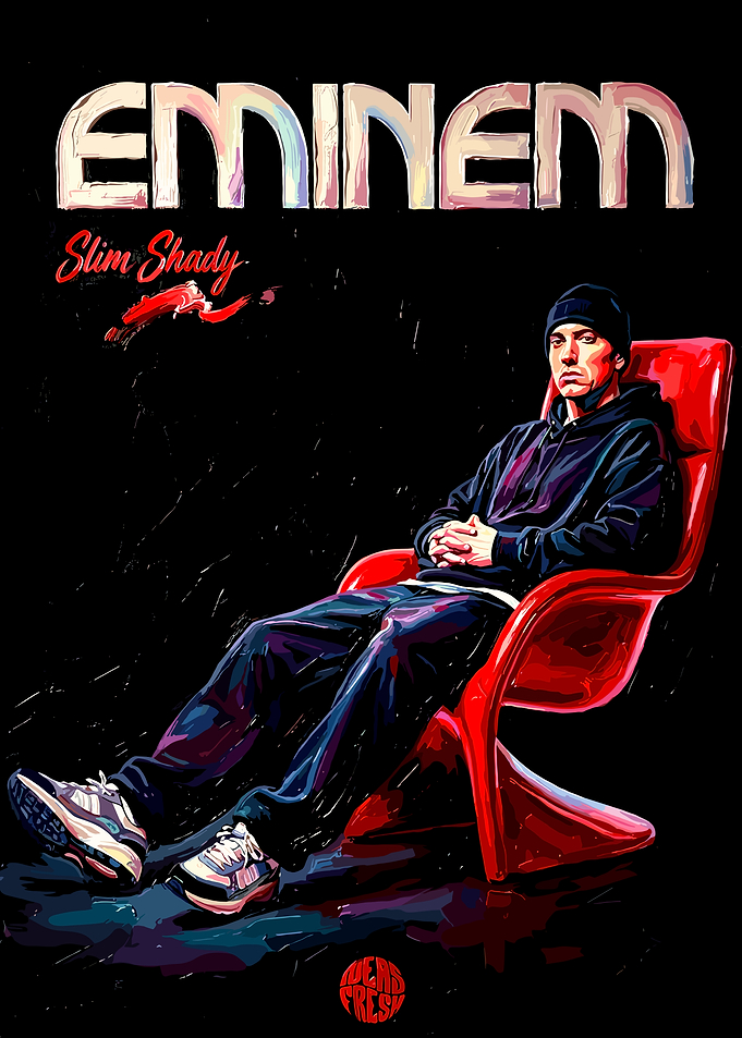 Eminem Slim Shady Poster Art