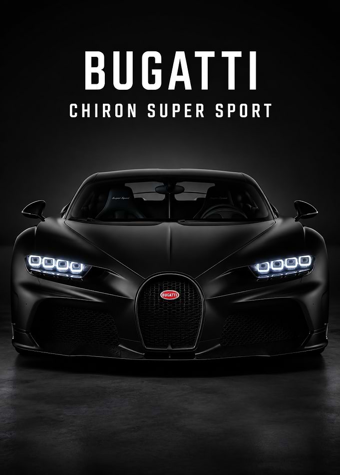 Bugatti Chiron Super Sport Poster