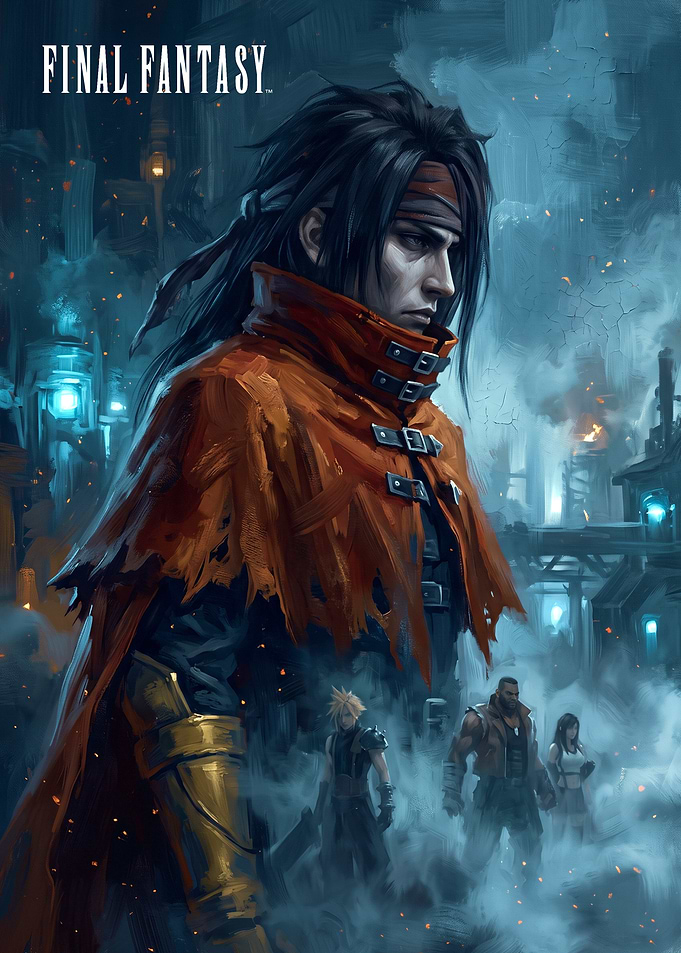 Final Fantasy VII Character Poster