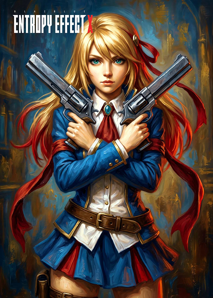 BlazBlue Entropy Effect Noel Vermillion Art