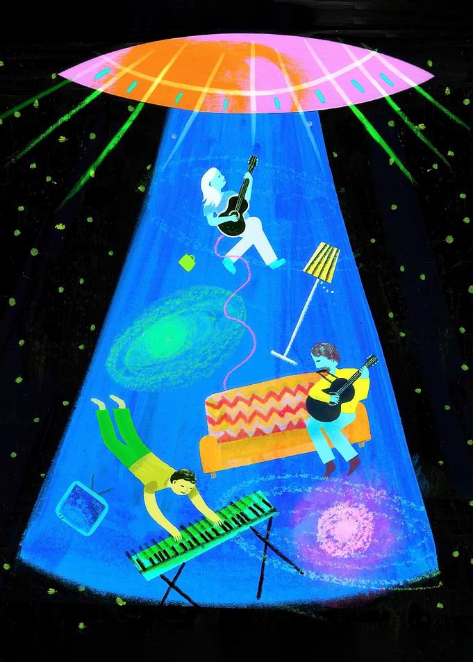 Musicians Abducted by UFO