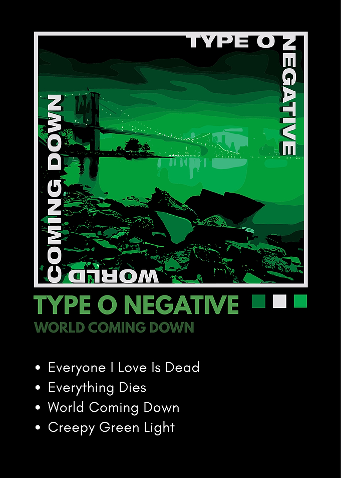 Type O Negative World Coming Down Poster