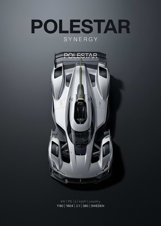 Polestar Synergy Concept Car Poster