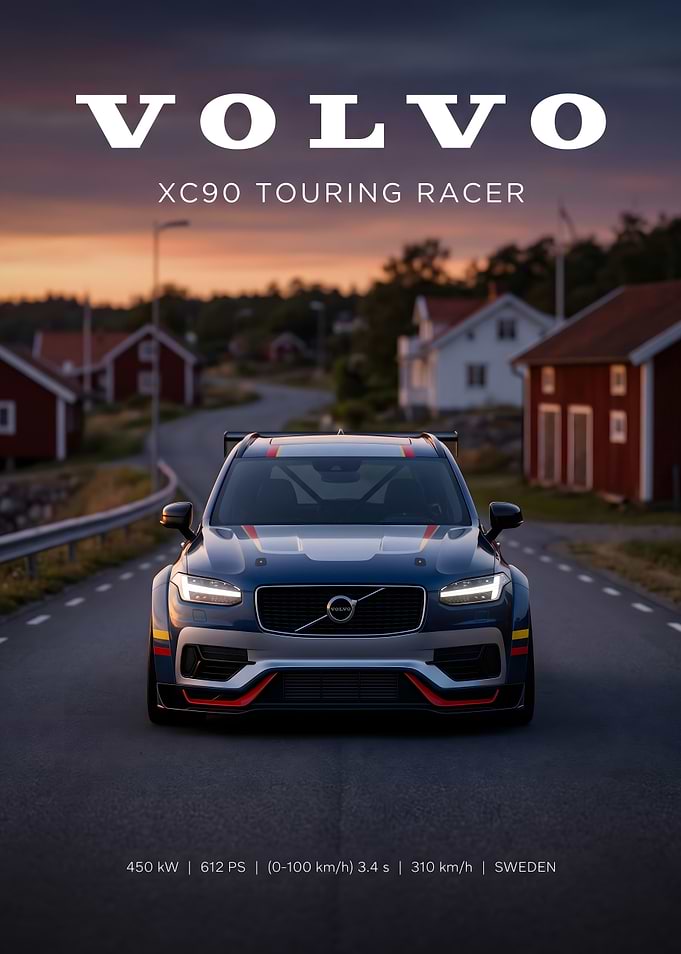 Volvo XC90 Touring Racer Poster